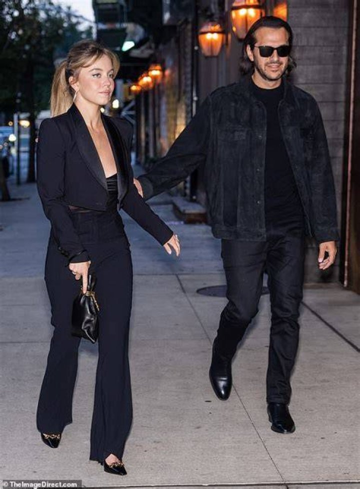 Jonathan Davino with his girlfriend Sydney Sweeney