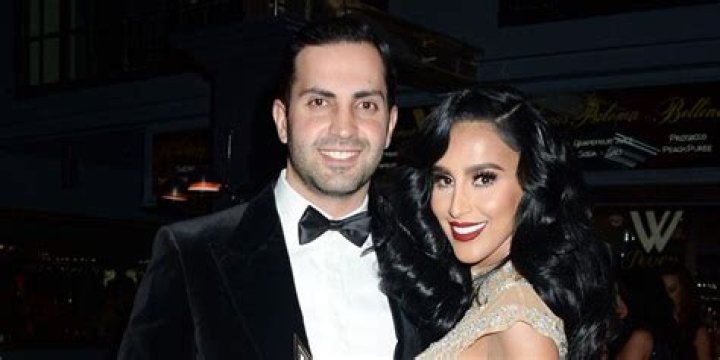 Lilly Ghalichi husband Dara Mir wedding photo