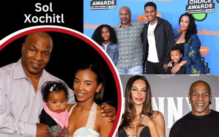 Sol Xochitl with her partner Mike Tyson and their daughter